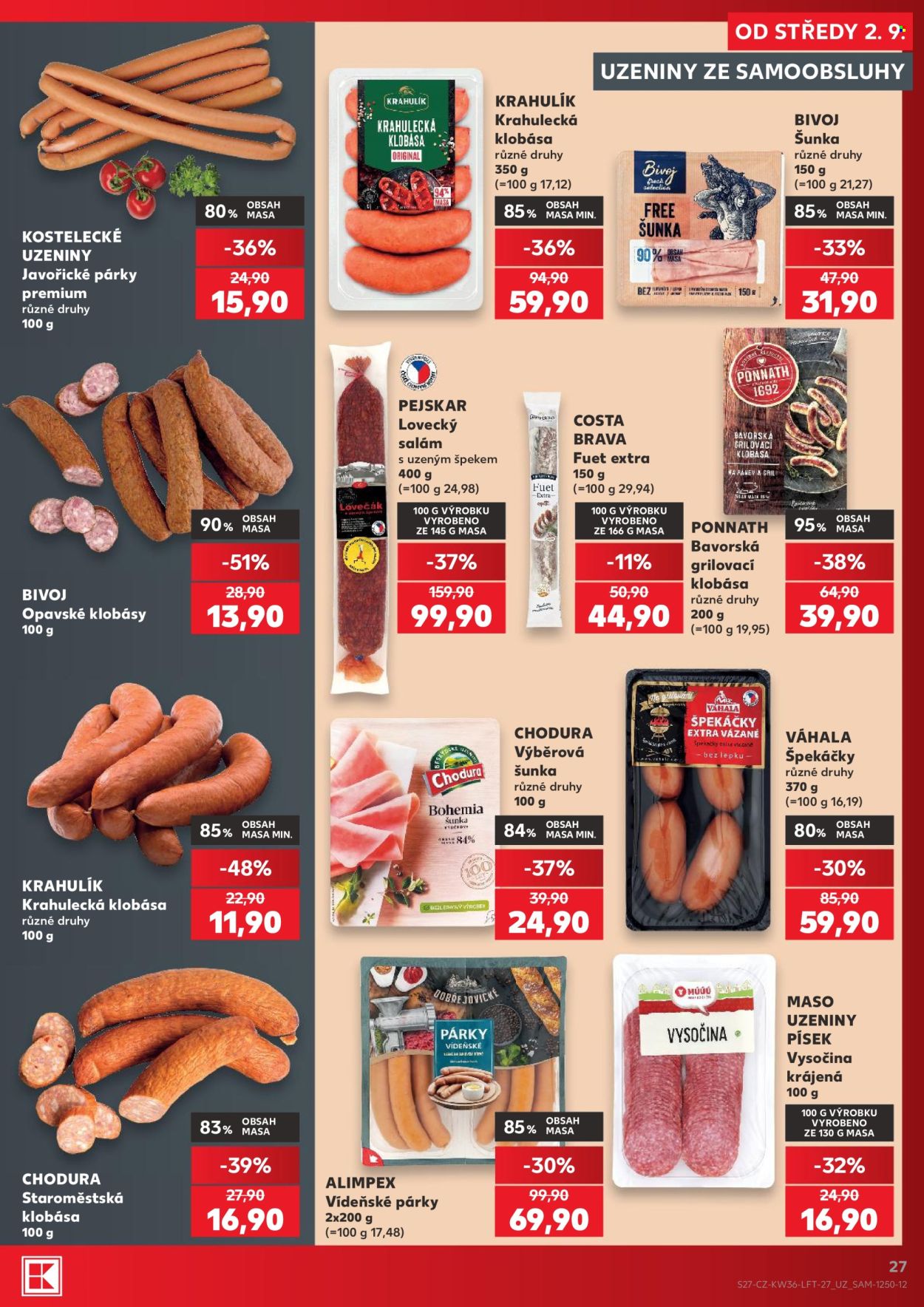 Leták Kaufland - 2. 9. 2026 - 8. 9. 2026. Strana 27