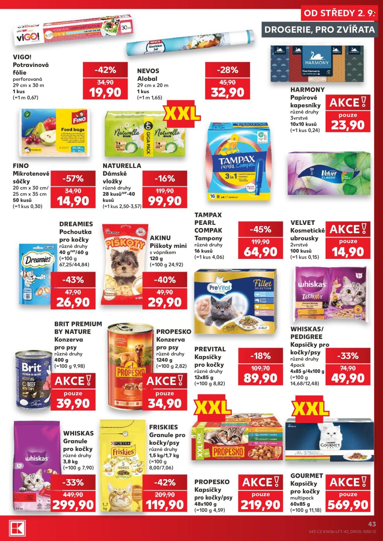 Leták Kaufland - 2. 9. 2026 - 8. 9. 2026. Strana 43