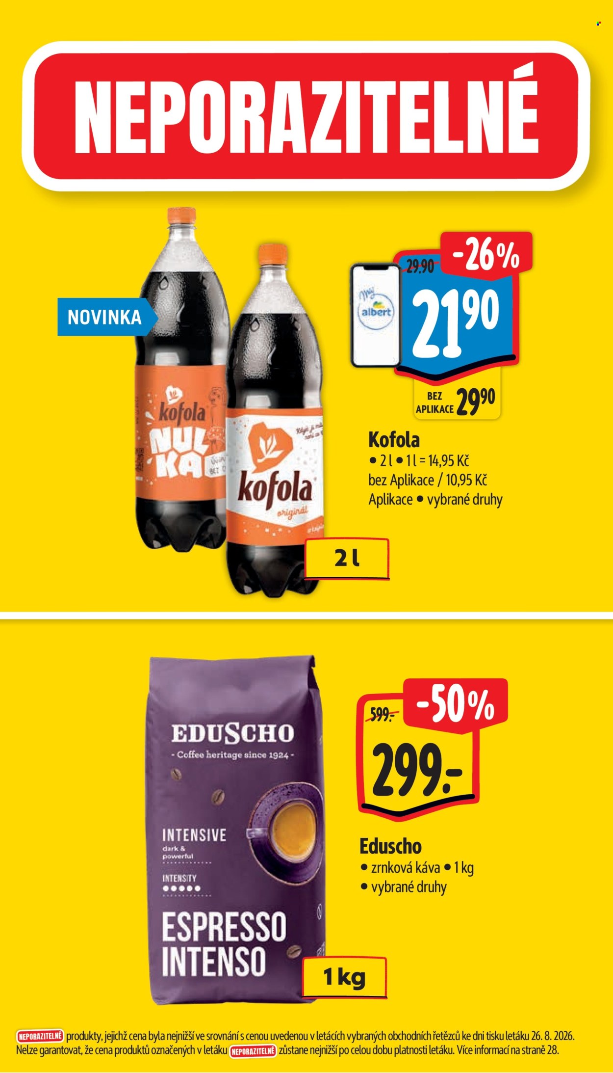 Leták Albert Hypermarket - 2. 9. 2026 - 8. 9. 2026. Strana 4