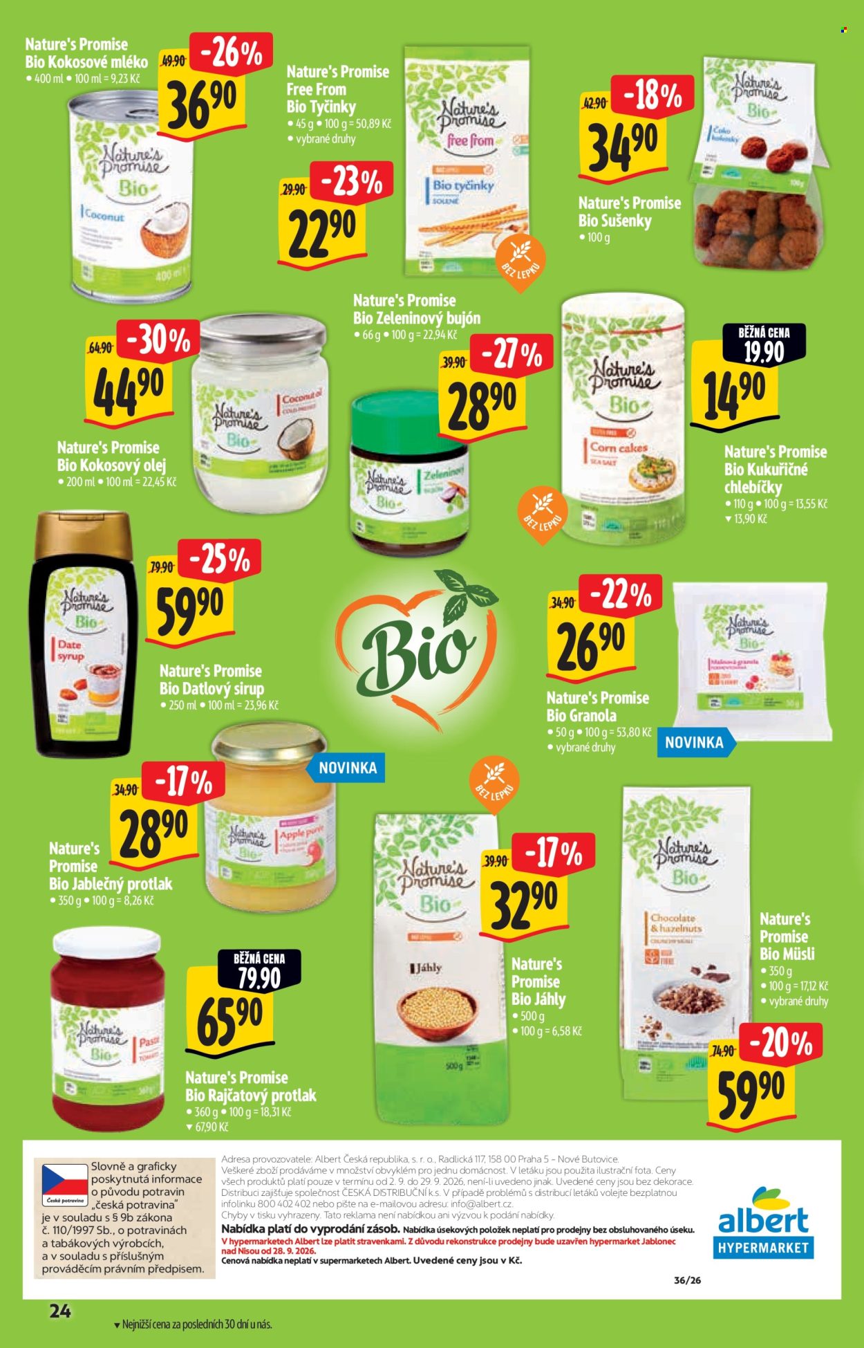 Leták Albert Hypermarket - 2. 9. 2026 - 29. 9. 2026. Strana 24