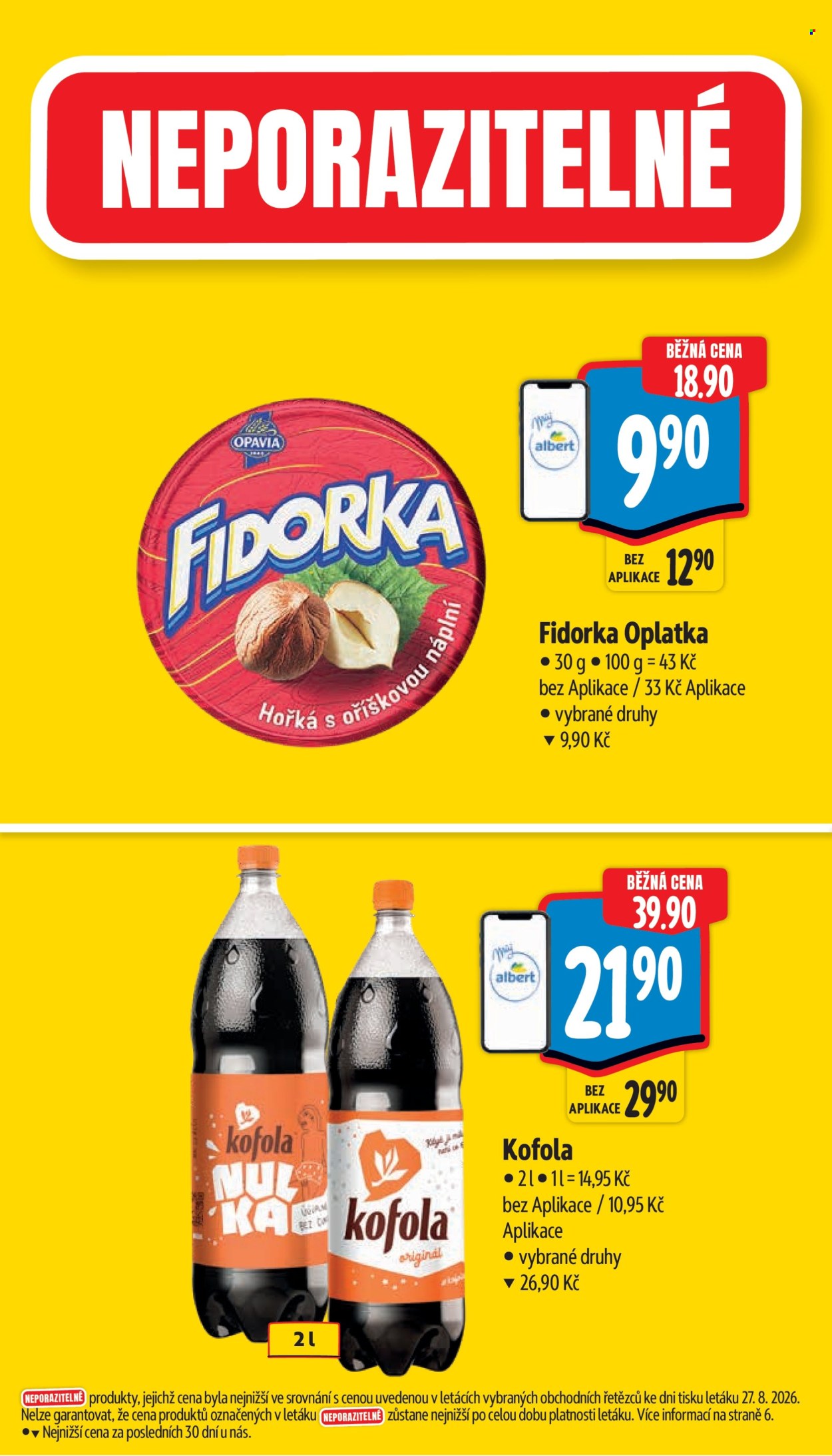 Leták Albert Supermarket - 2. 9. 2026 - 8. 9. 2026. Strana 4