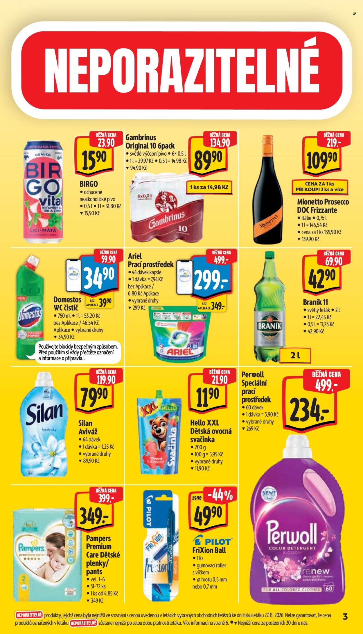 Leták Albert Supermarket - 2. 9. 2026 - 8. 9. 2026. Strana 7