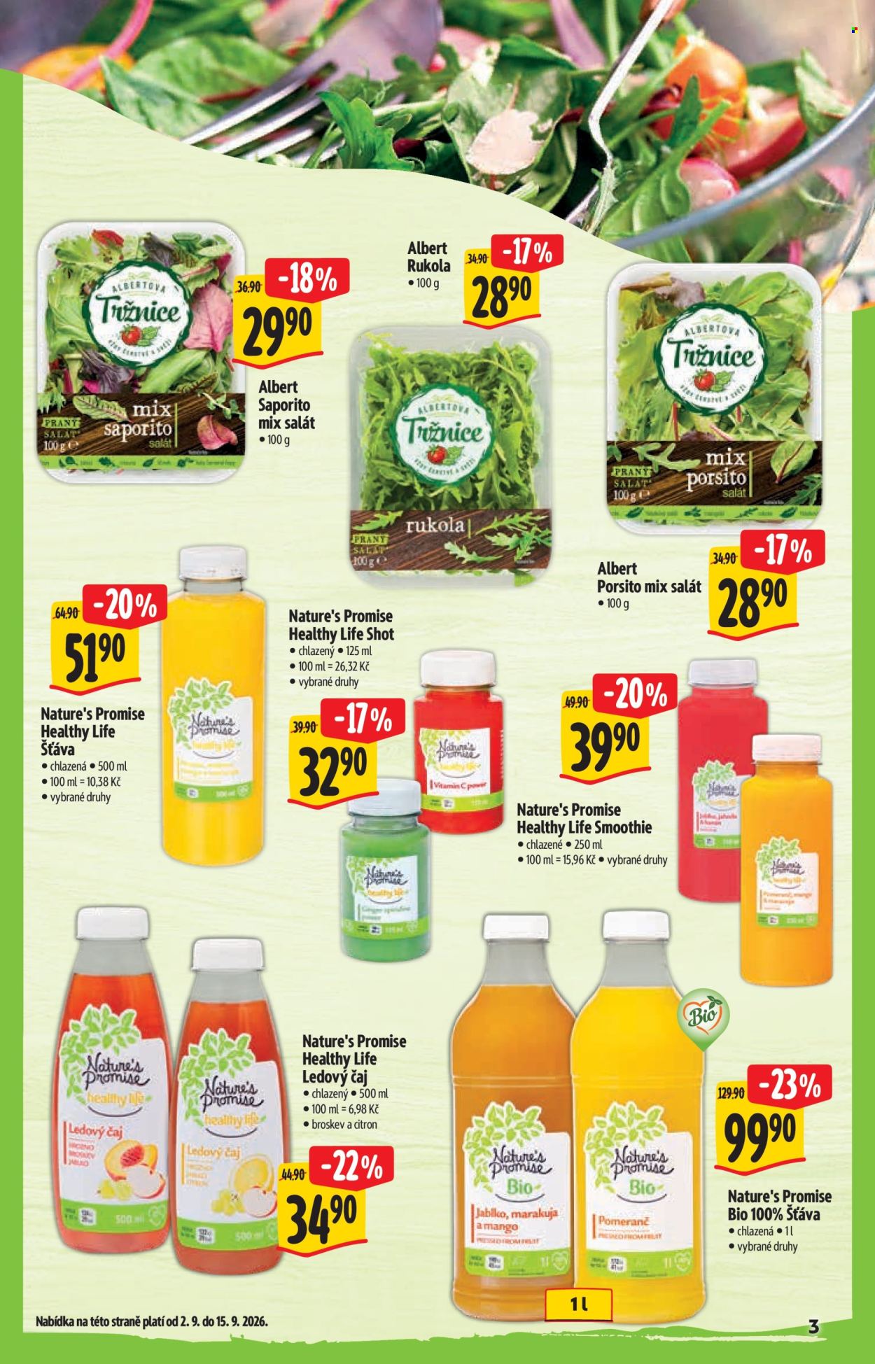 Leták Albert Supermarket - 2. 9. 2026 - 29. 9. 2026. Strana 3
