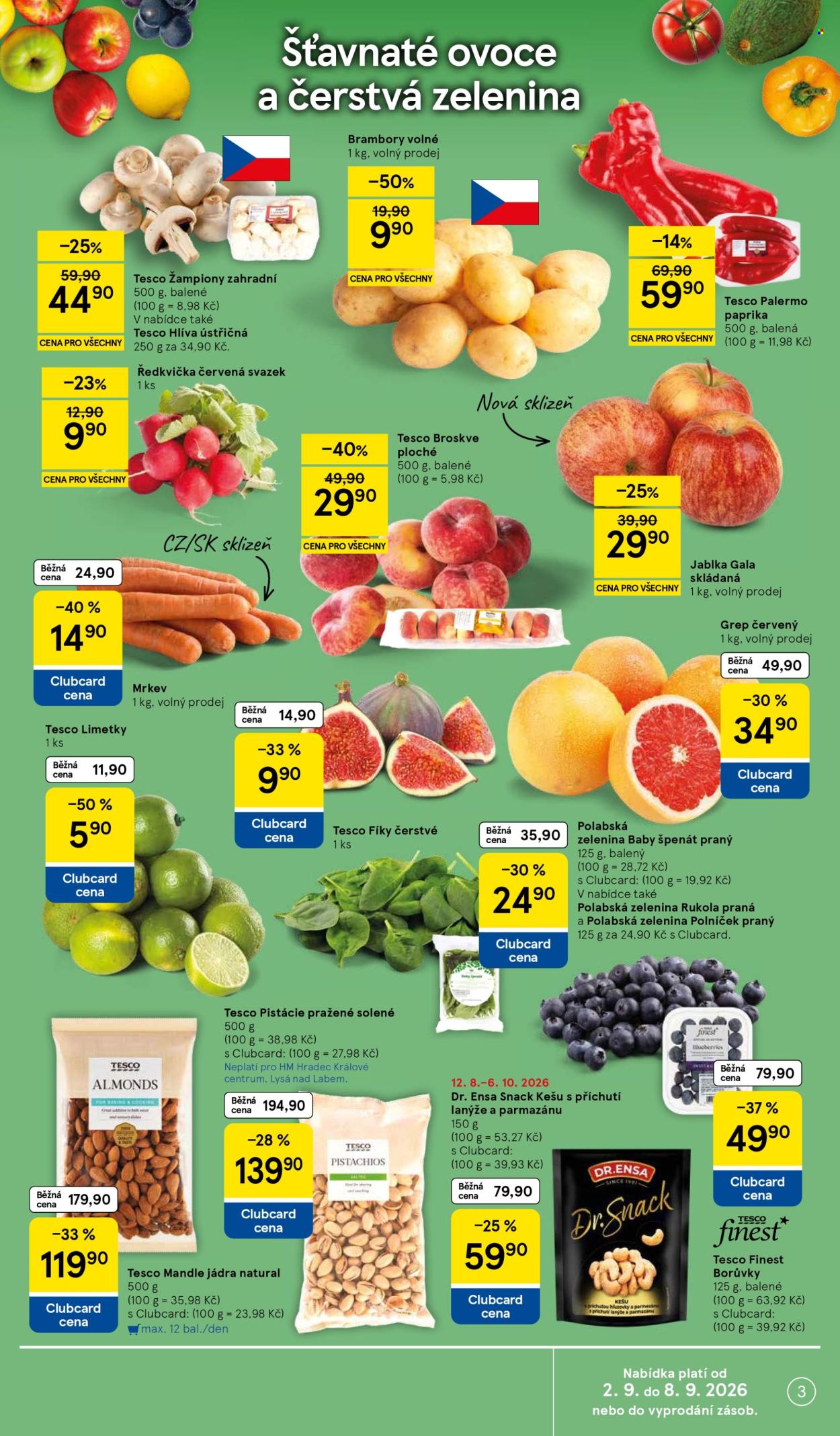 Leták TESCO - 2. 9. 2026 - 8. 9. 2026. Strana 3