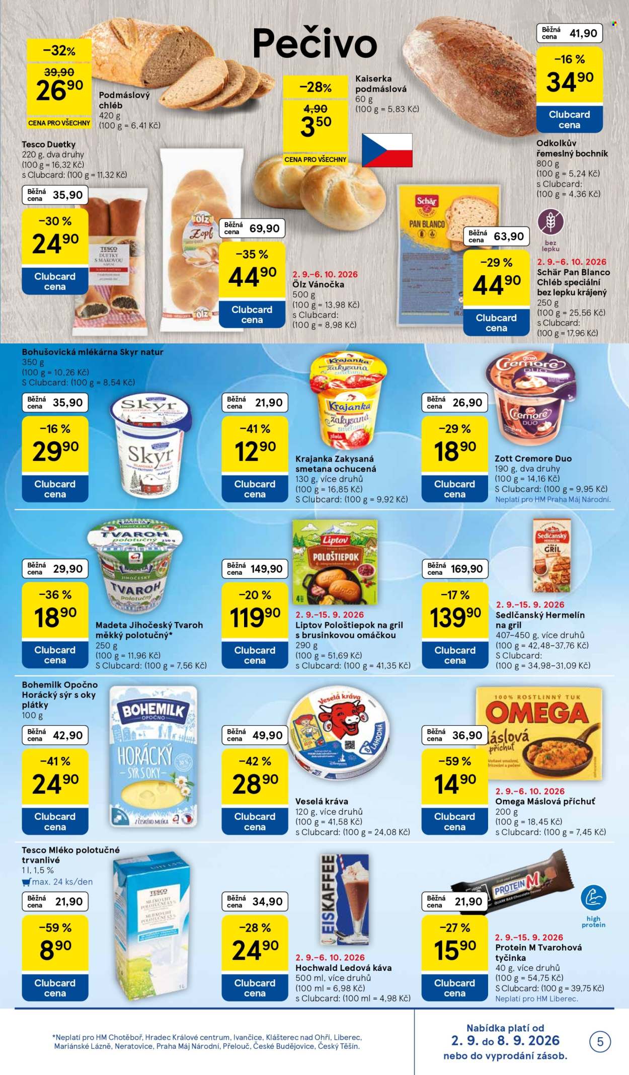 Leták TESCO - 2. 9. 2026 - 8. 9. 2026. Strana 5
