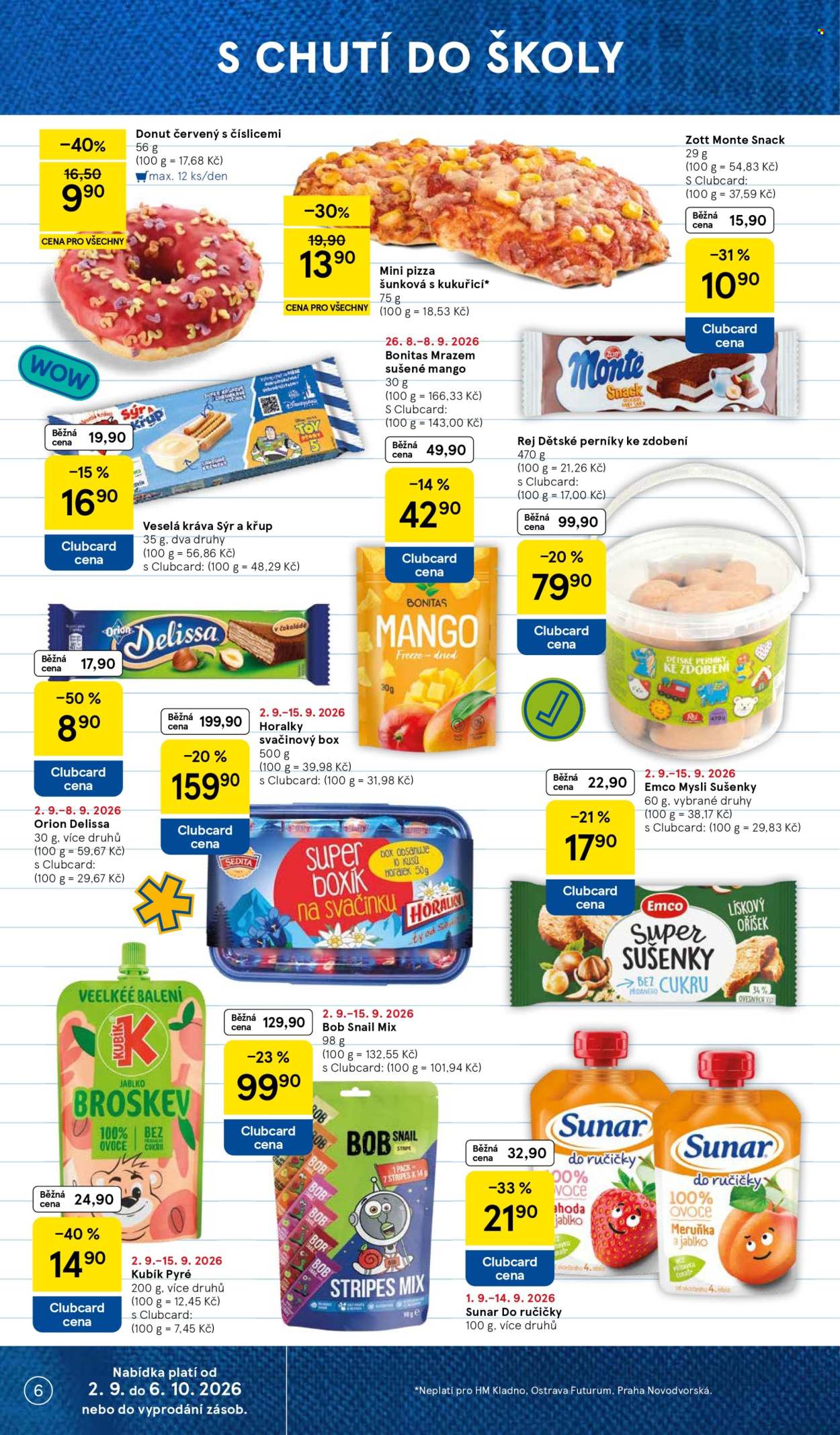 Leták TESCO - 2. 9. 2026 - 8. 9. 2026. Strana 6
