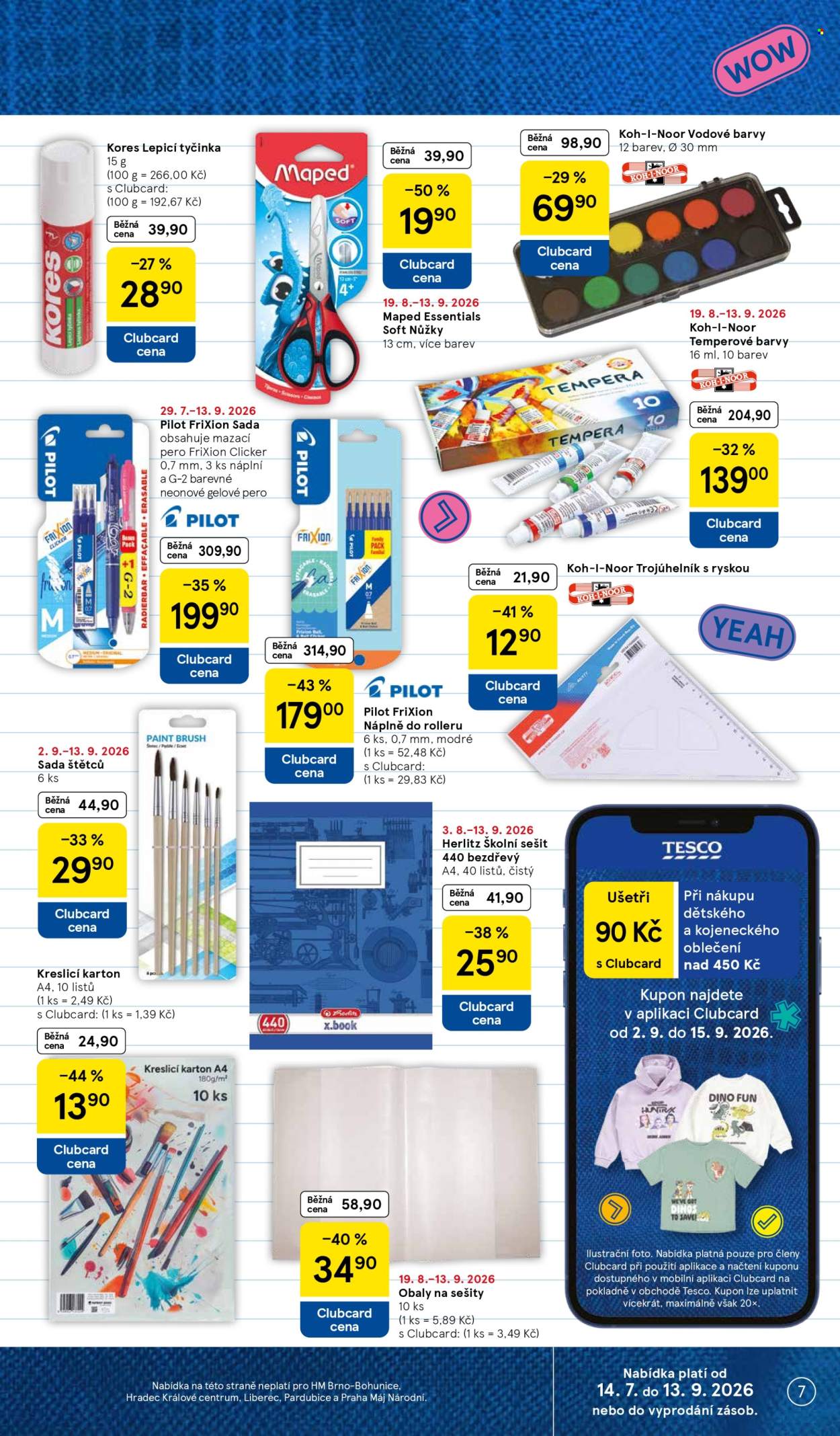 Leták TESCO - 2. 9. 2026 - 8. 9. 2026. Strana 7