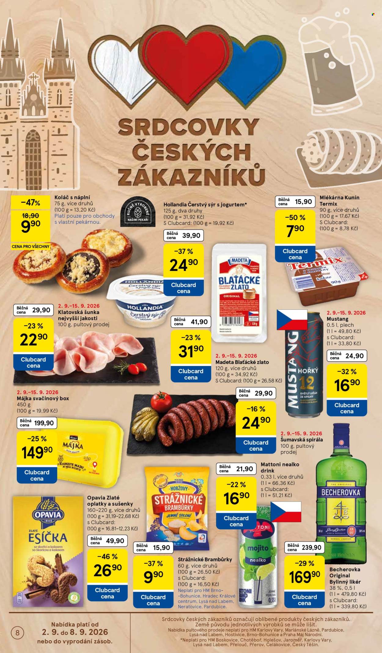 Leták TESCO - 2. 9. 2026 - 8. 9. 2026. Strana 8