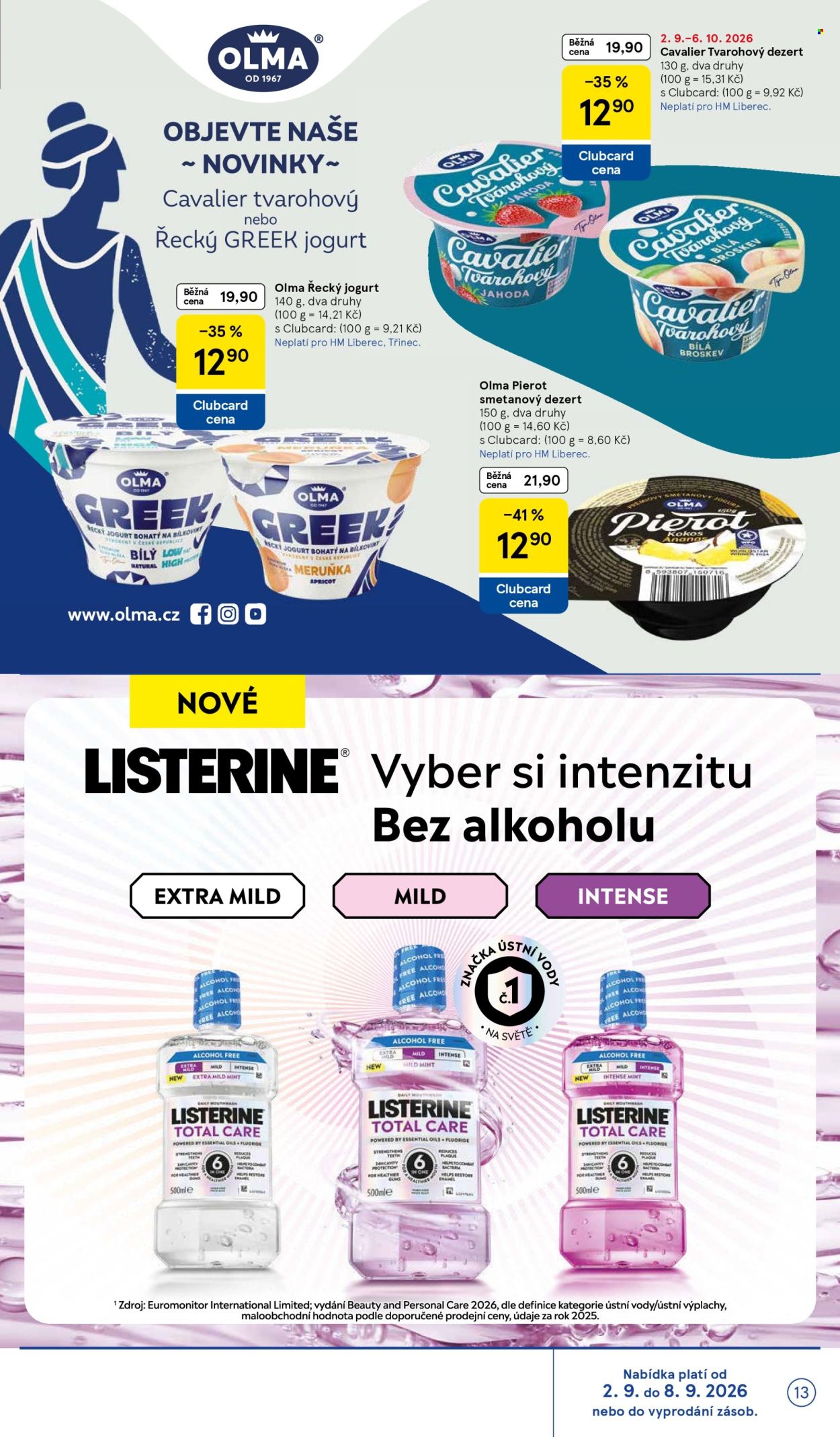 Leták TESCO - 2. 9. 2026 - 8. 9. 2026. Strana 13