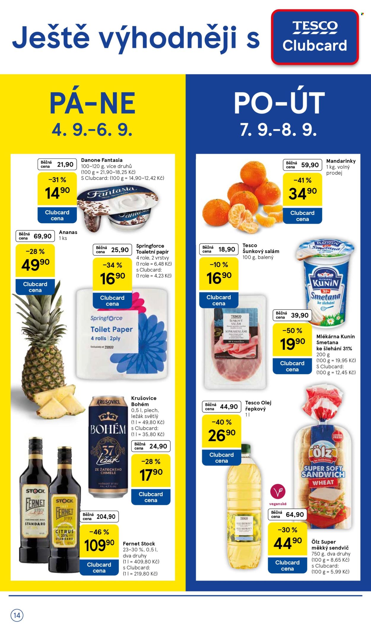 Leták TESCO - 2. 9. 2026 - 8. 9. 2026. Strana 14
