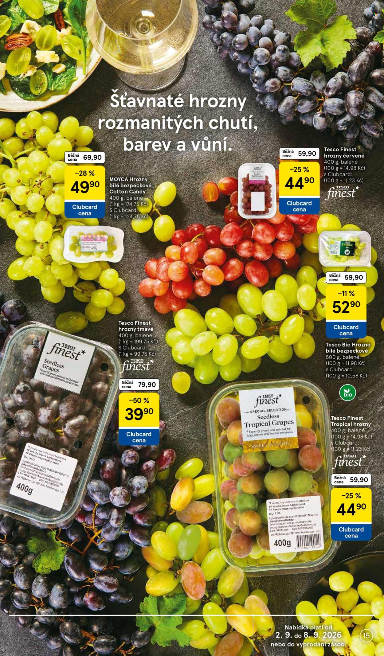 Leták TESCO - 2. 9. 2026 - 8. 9. 2026. Strana 15