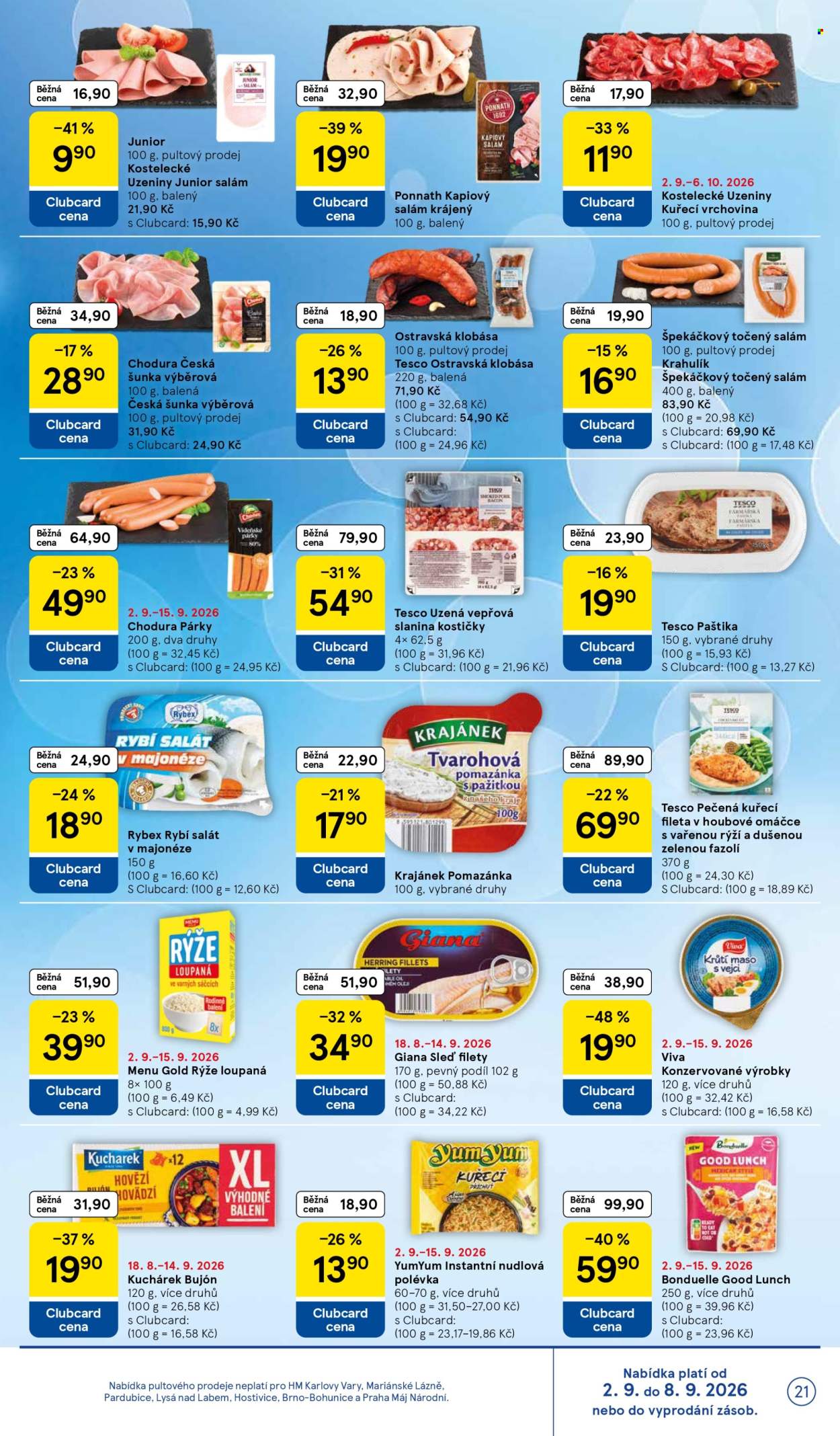 Leták TESCO - 2. 9. 2026 - 8. 9. 2026. Strana 21