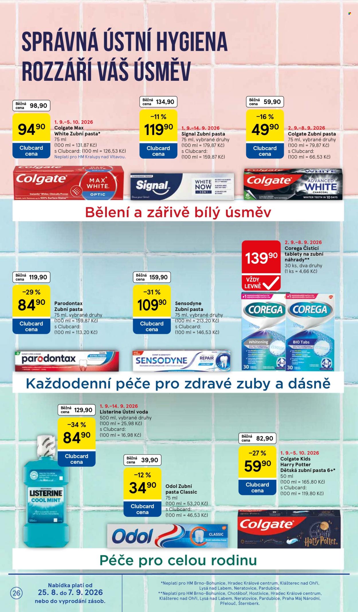 Leták TESCO - 2. 9. 2026 - 8. 9. 2026. Strana 26