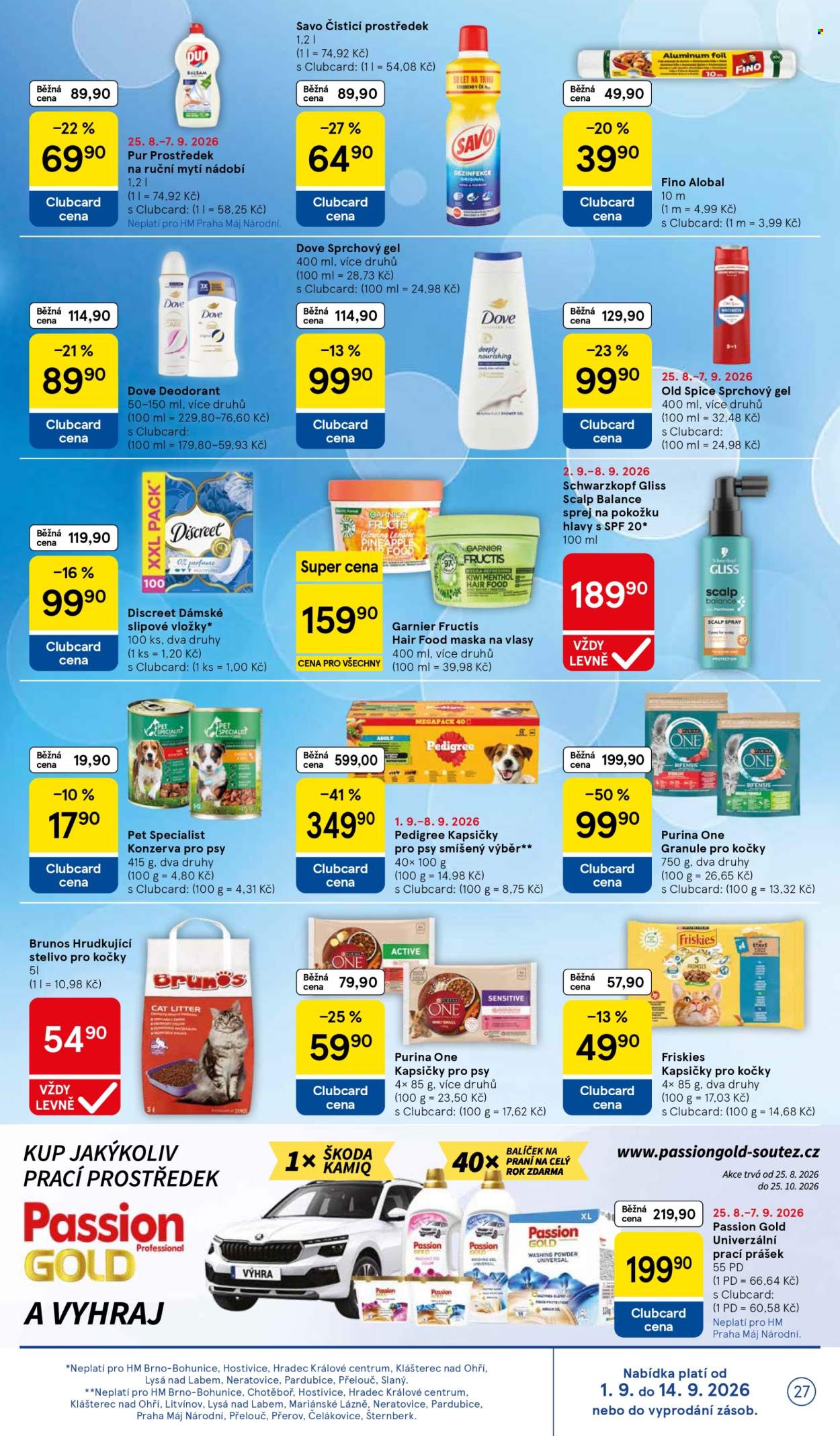Leták TESCO - 2. 9. 2026 - 8. 9. 2026. Strana 27