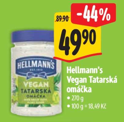 Hellmann’s Vegan Tatarská omáčka