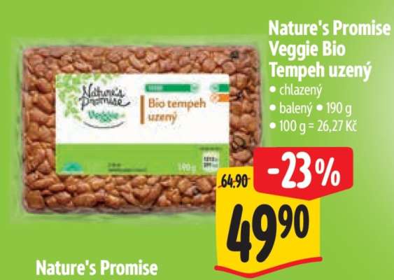Nature’s Promise Veggie Bio Tempeh uzený