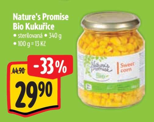 Nature’s Promise Bio Kukuřice