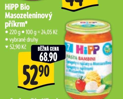 HiPP Bio Masozeleninový příkrm