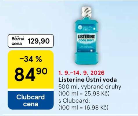 Listerine ústní voda