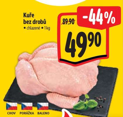 Kuře bez drobů