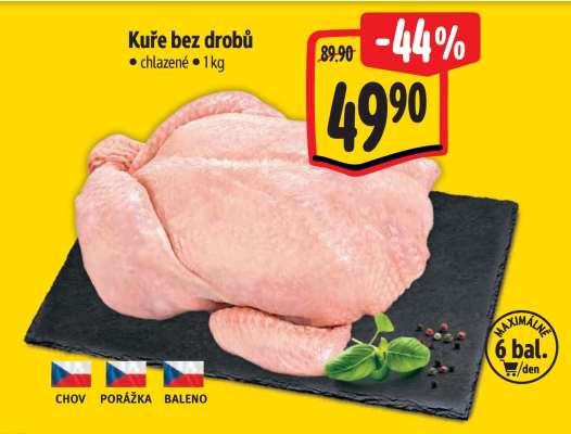 Kuře bez drobů