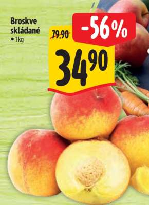 Broskve skládané