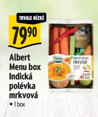 Albert Menu box Indická polévka mrkvová