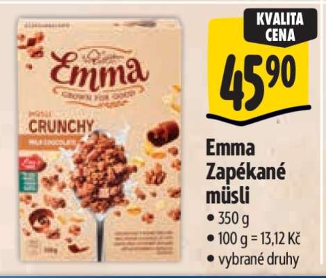 Emma Zapékané müsli