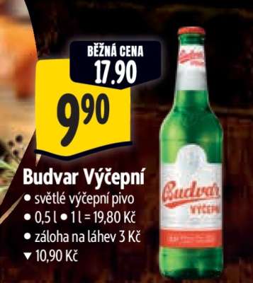 Budvar výčepní