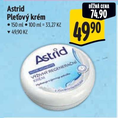 Astrid pleťový krém
