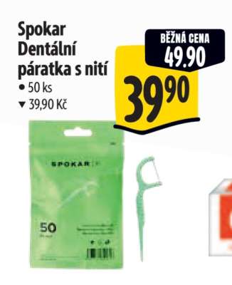 Spokar dentální párátka s nití
