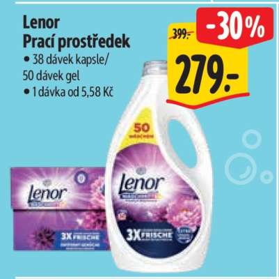 Lenor prací prostředek