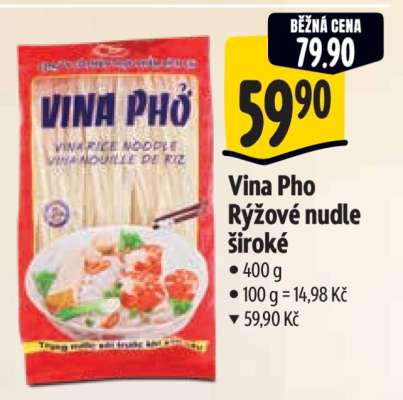 Vina Pho Rýžové nudle široké