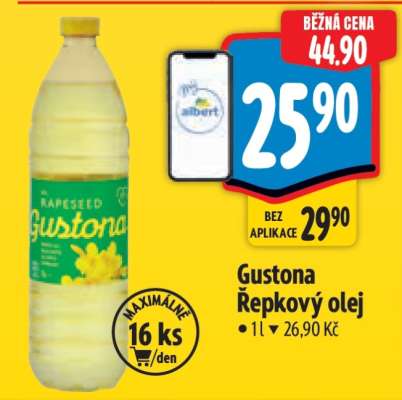 Gustona Řepkový olej