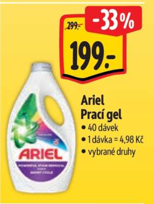 Ariel Prací gel