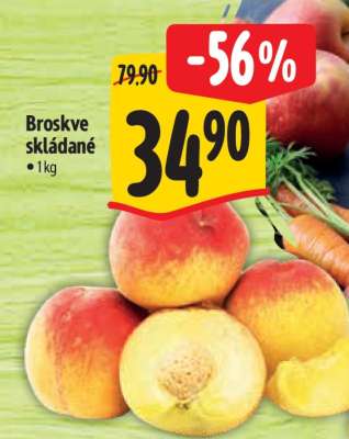 Broskve skládané