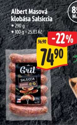 Albert Masová klobása Salsiccia