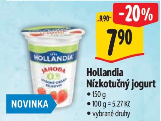 Hollandia Nízkotučný jogurt