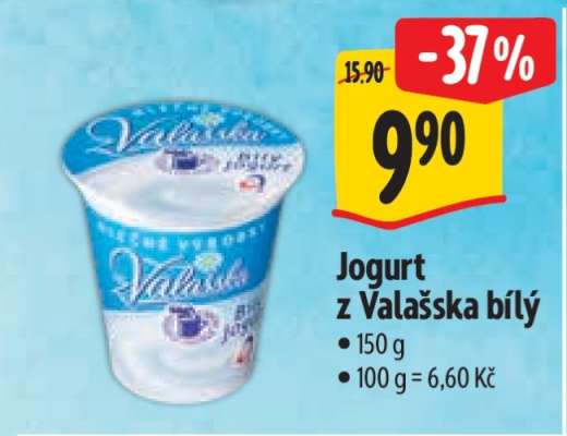Jogurt z Valašska bílý