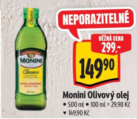 Monini olivový olej