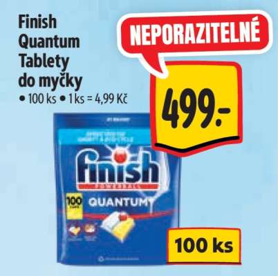 Finish Quantum tablety do myčky
