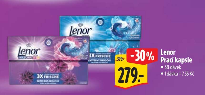 Lenor prací kapsle