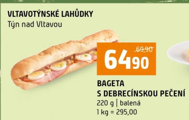 BAGETA S DEBRECÍNSKOU PEČENÍ