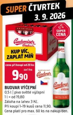 Budvar výčepní