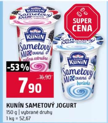 Kunín Sametový jogurt