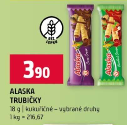 Alaska trubičky