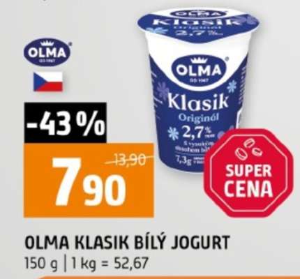 Olma Klasik bílý jogurt