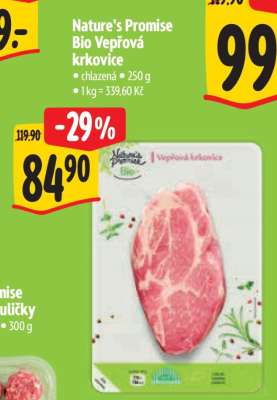 Nature's Promise Bio Vepřová krkovice