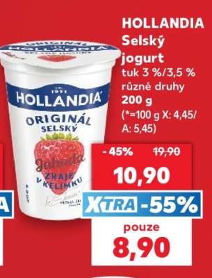 Hollandia Selský jogurt