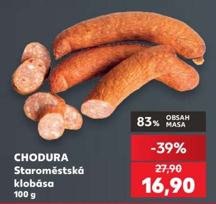CHODURA Staroměstská klobása 100 g